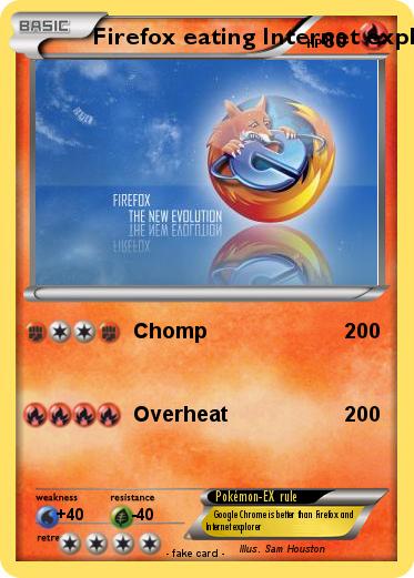 Pokemon Firefox eating Internet explorer