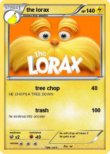 Pokemon the lorax
