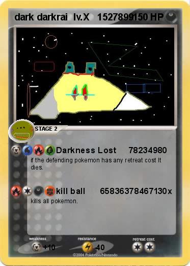 Pokemon dark darkrai  lv.X   1527899