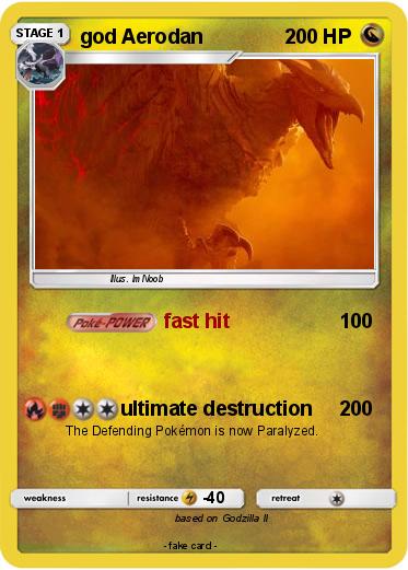 Pokemon god Aerodan