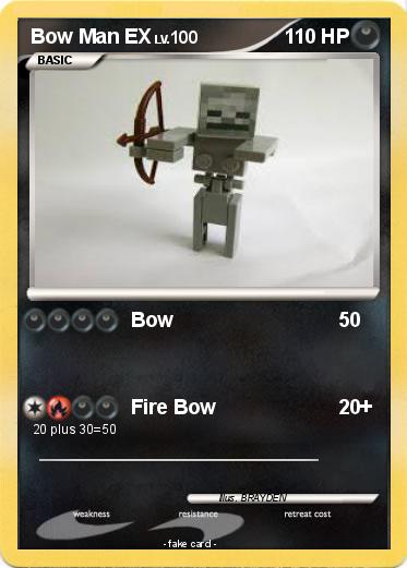 Pokemon Bow Man EX