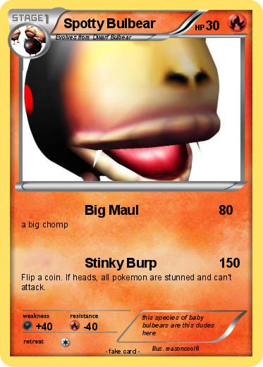 Pokemon Spotty Bulbear