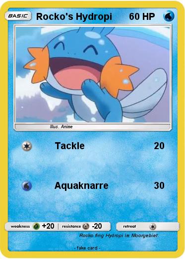 Pokemon Rocko's Hydropi