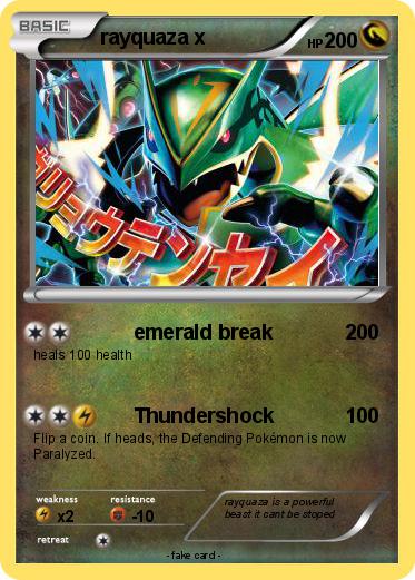 Pokemon rayquaza x