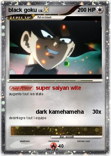 Pokemon black goku