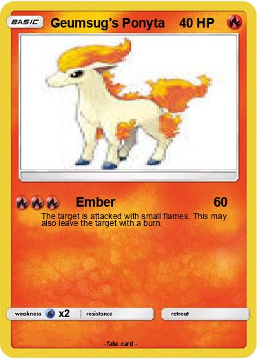 Pokemon Geumsug's Ponyta