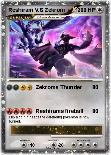 Pokemon Reshiram V.S Zekrom