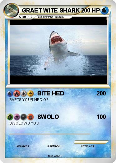 Pokemon GRAET WITE SHARK