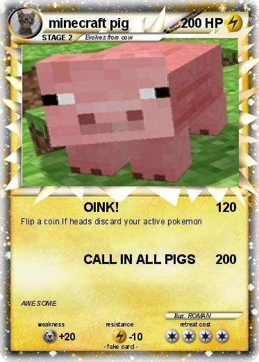 Pokemon minecraft pig