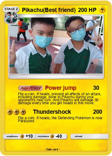 Pokemon Pikachu(Best friend)