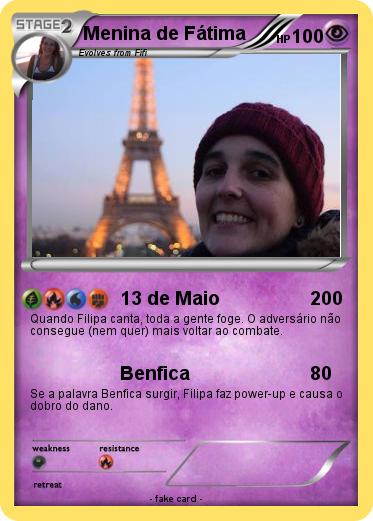 Pokemon Menina de Fátima