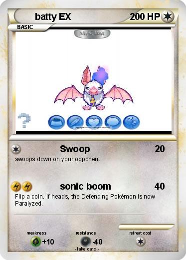 Pokemon batty EX
