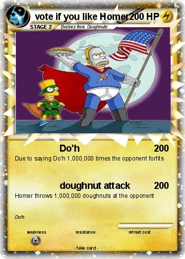 Pokemon vote if you like Homer