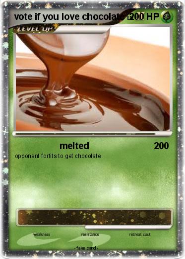 Pokemon vote if you love chocolate