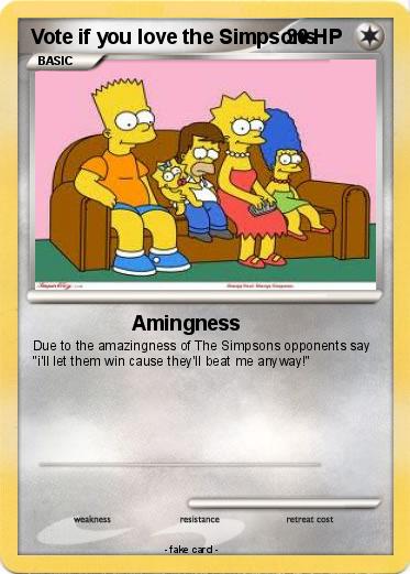 Pokemon Vote if you love the Simpsons