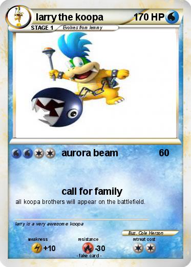 Pokemon larry the koopa