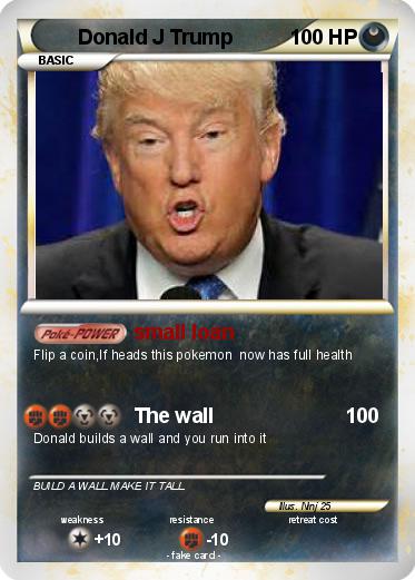 Pokemon Donald J Trump