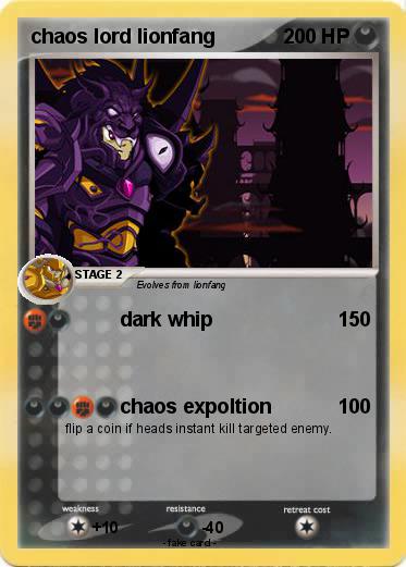 Pokemon chaos lord lionfang