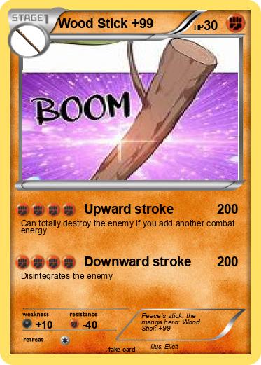 Pokemon Wood Stick +99
