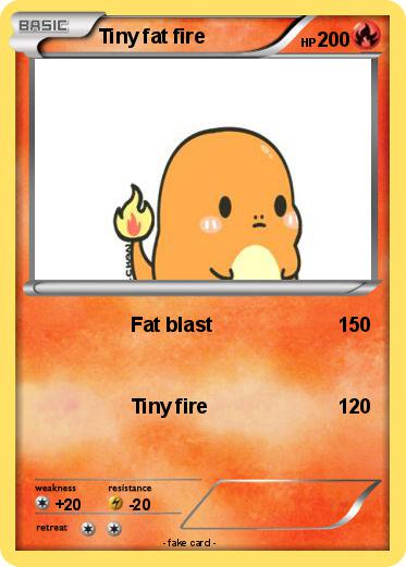 Pokemon Tiny fat fire