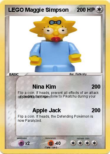 Pokemon LEGO Maggie Simpson