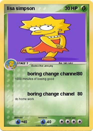 Pokemon lisa simpson