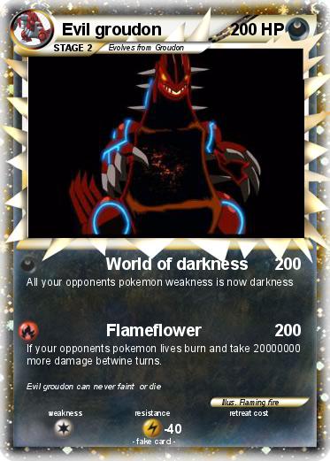 Pokemon Evil groudon