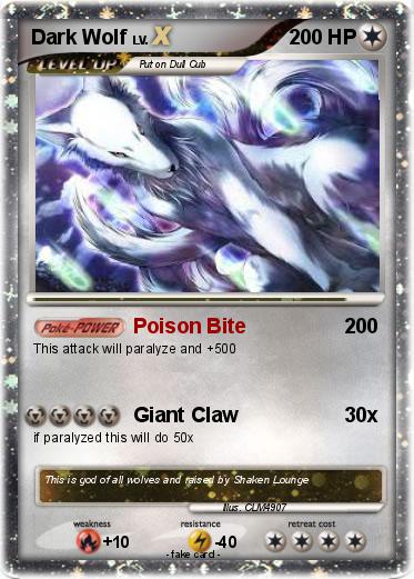 Pokemon Dark Wolf