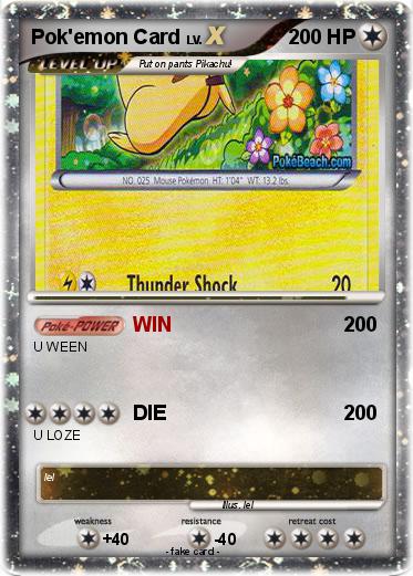 Pokemon Pok'emon Card