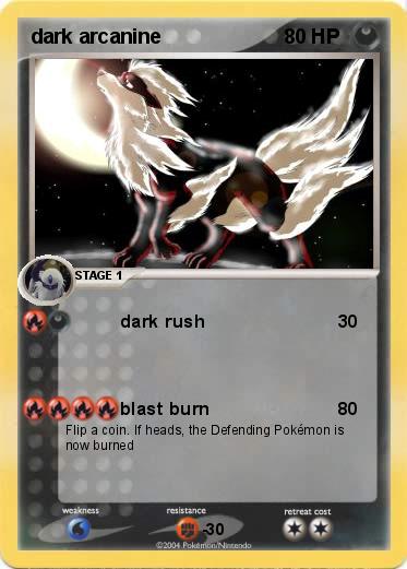 Pokemon dark arcanine