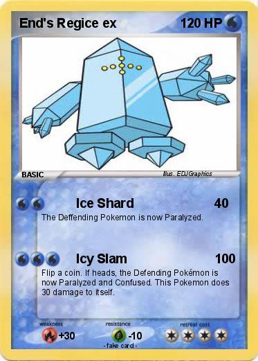 Pokemon End's Regice ex