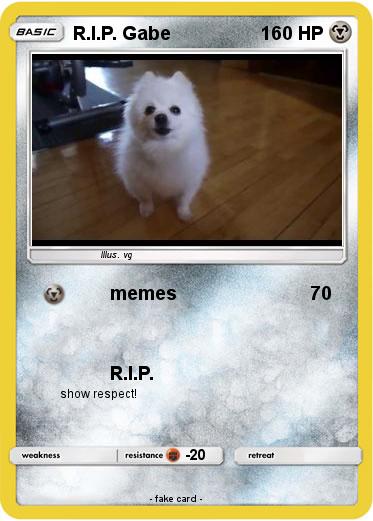 Pokemon R.I.P. Gabe