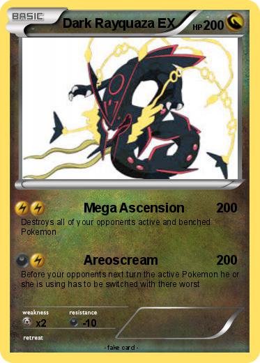 Pokemon Dark Rayquaza EX