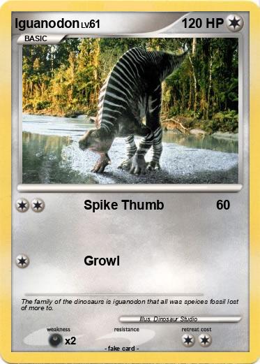 Pokemon Iguanodon