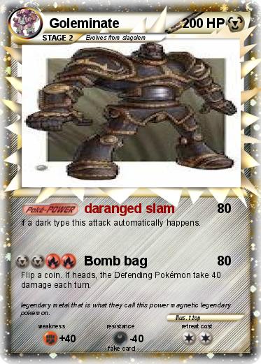 Pokemon Goleminate