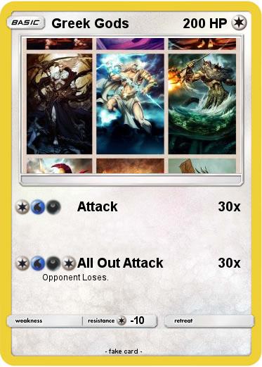 Pokemon Greek Gods