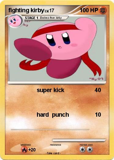 Pokemon fighting kirby