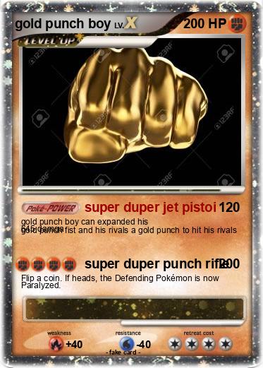 Pokemon gold punch boy
