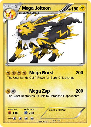 Pokemon Mega Jolteon