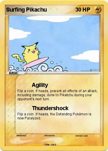 Pokemon Surfing Pikachu