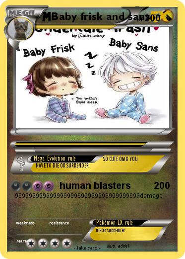 Pokemon Baby frisk and sans