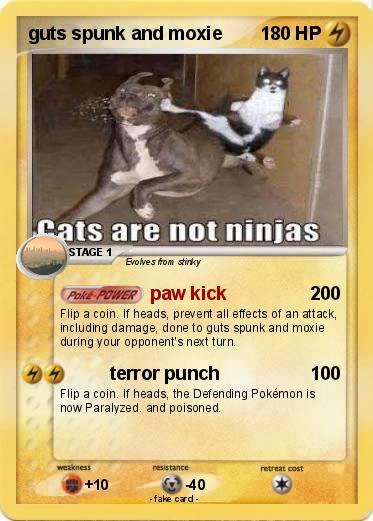 Pokemon guts spunk and moxie