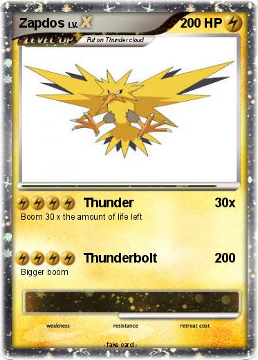 Pokemon Zapdos