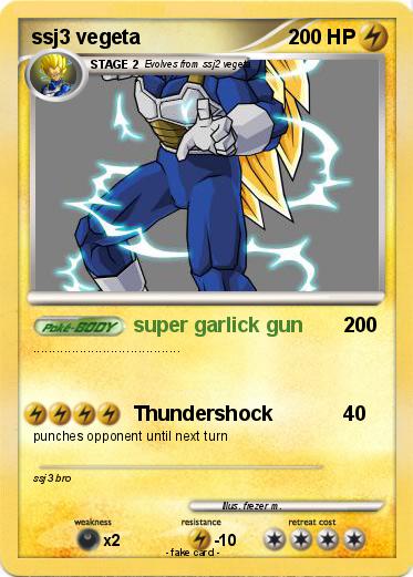 Pokemon ssj3 vegeta