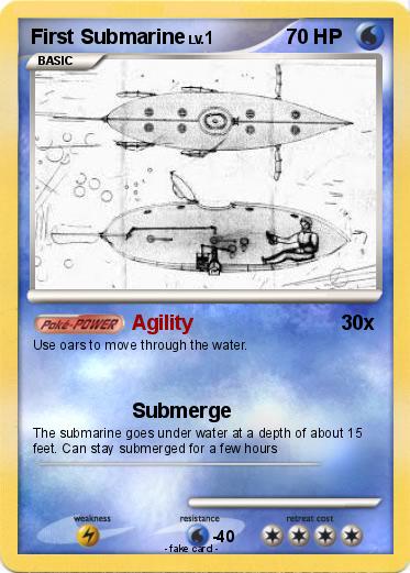 Pokemon First Submarine