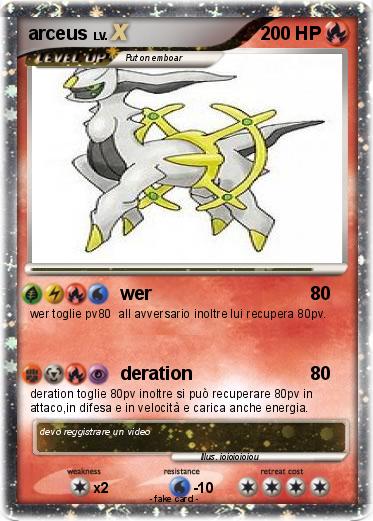 Pokemon arceus
