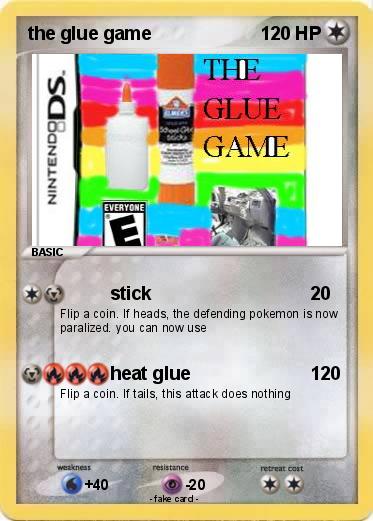 Pokemon the glue game