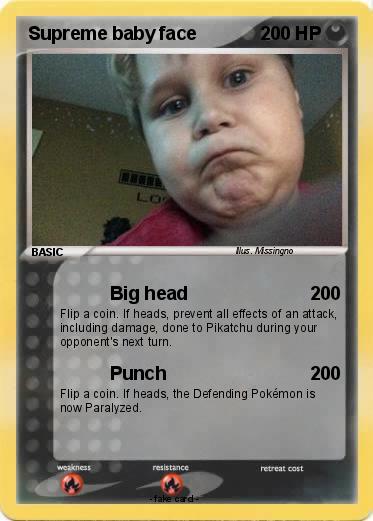 Pokemon Supreme baby face