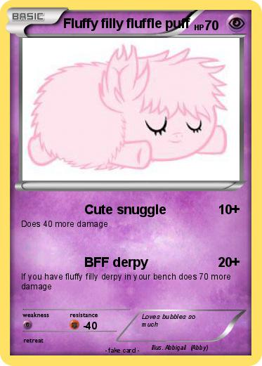 Pokemon Fluffy filly fluffle puff