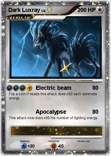 Pokemon Dark Luxray